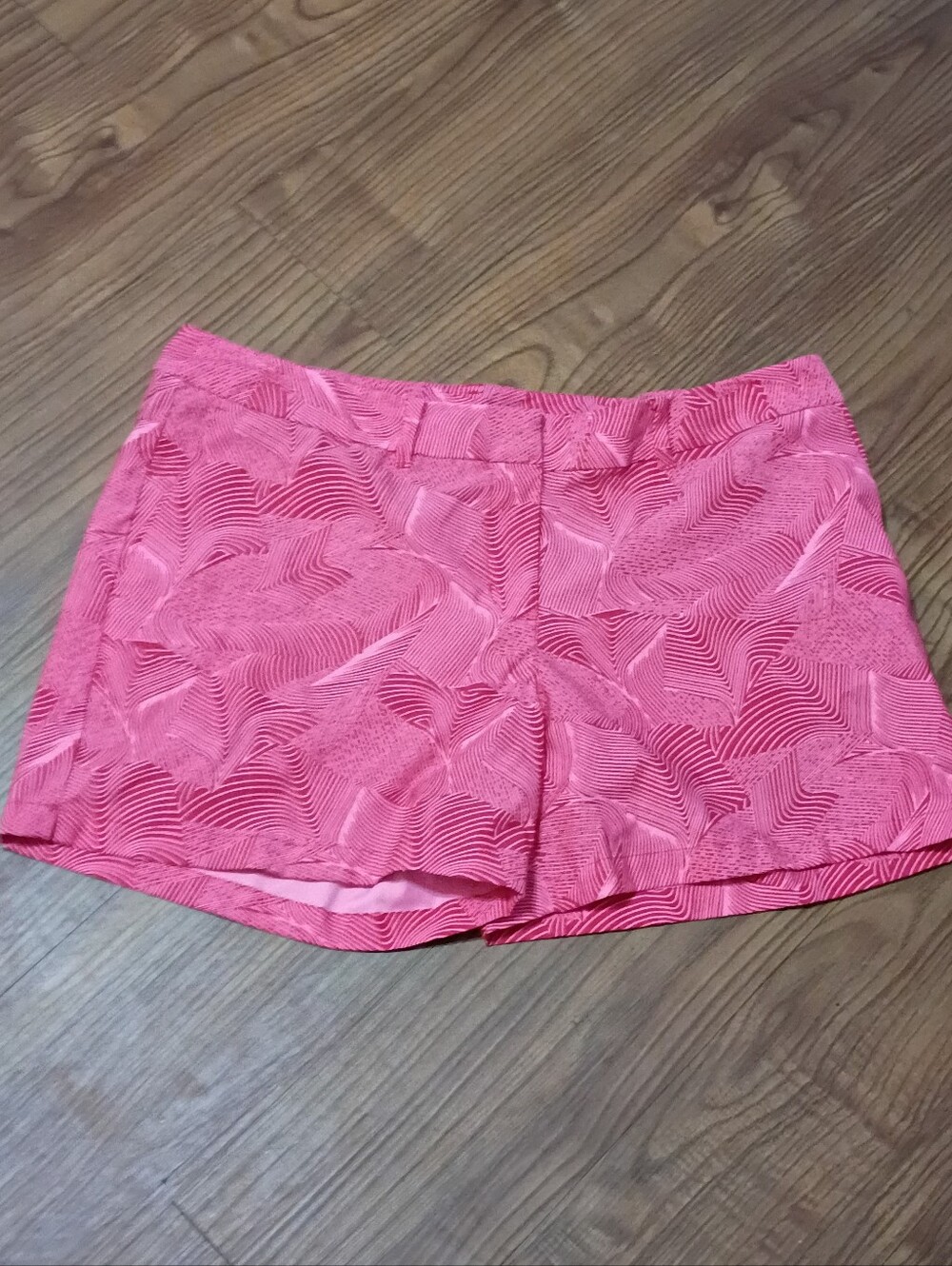 Nike Dri-FIT Pink Textured Pattern Golf Athletic Shorts Size 12